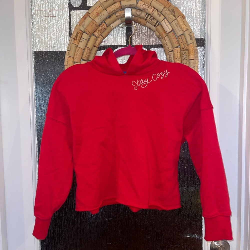 Old Navy Crop Hoodie Kids Large